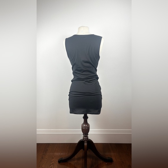 Lightweight Deep VNeck Mesh Mini Dress - Picture 4 of 5